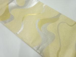 流水模様織出し袋帯